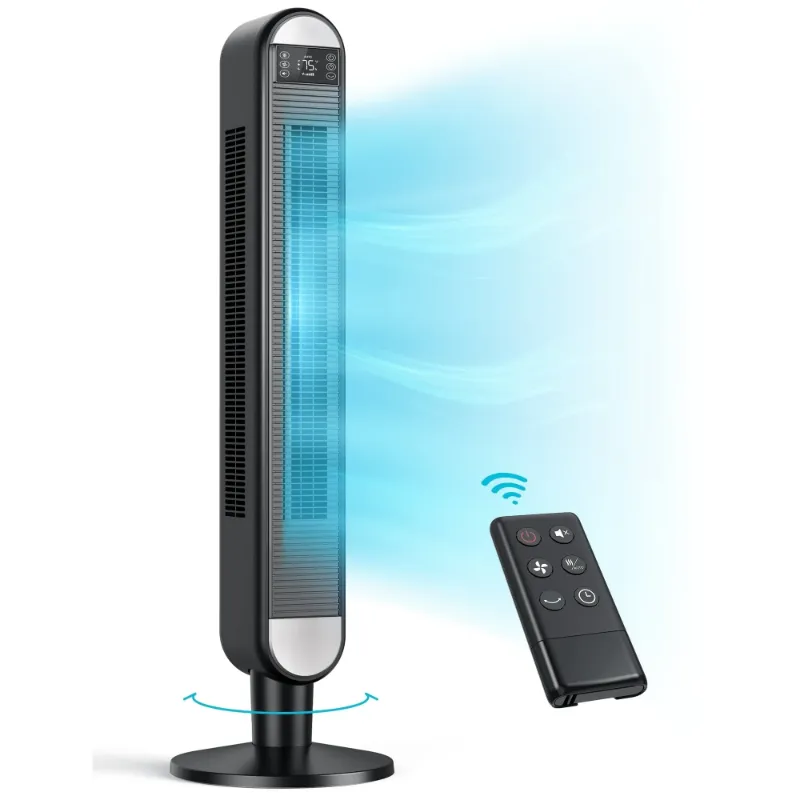Photo 1 of **NO STAND/NO REMOTE**Dreo Tower Fan for Home, 42" Standing Fan with Remote, 90° Oscillating Fan for Indoors, 34dB Quiet Bedroom Fans, 6 Speeds, 4 Modes, 12H Timer, Bladeless Fan with LED Display, 26 ft/s High Velocity
