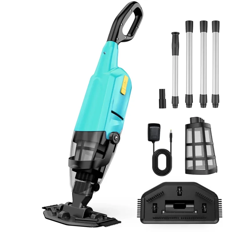 Photo 1 of (2025 New) Efurden Cordless Pool Vacuum, Handheld Pool Vacuum with Running Time up to 60-Minutes for Above Ground Pools, Spas and Hot Tubs, Green
