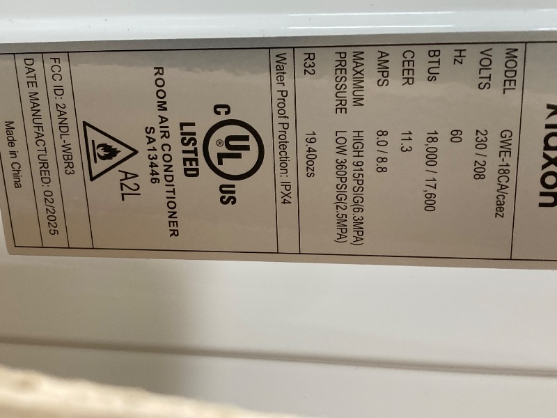 Photo 1 of ***SELLING AS PARTS ONLY - NOT WORKING PROPERLY***DENTS, SCUFFS/SCRATCHES, BOX RIPPED/TORN)*** 
Ktaxon 18000BTU Window Air Conditioner With WiFi and Eco Mode for Medium Rooms
