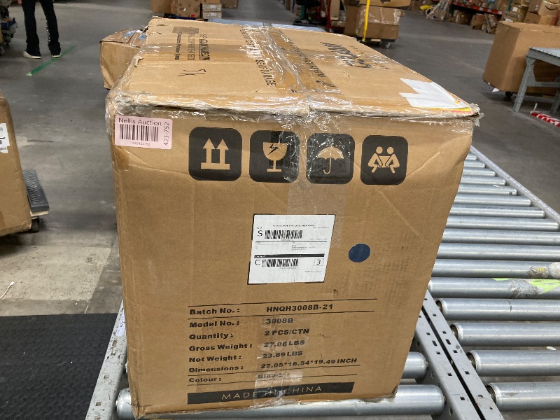 Photo 1 of *MISSING 4 OF 6 CHAIRS**
COLAMY Upholstered Dining Chairs Set of 6, Modern PU Leather Dining Room Kitchen Side Chair with Padded Seat and Wood Legs Restaurant/Cafe, Blue