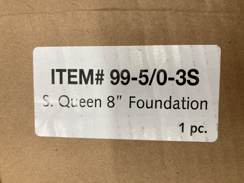Photo 1 of ***PARTS MISSING BOX, SELLING AS IS **** MISSING OTHER PART OF MATTRESS-ONE HALF ONLY***
Continental Sleep queen Size Fully Assembled 8" Split Box Springs For Mattress, Sensation Collection