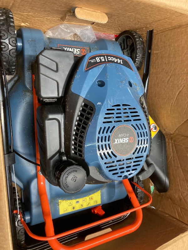 Photo 1 of ***PARTS ONLY***
SENIX Gas Lawn Mower 18in 144cc 4-Cycle Engine Push Mower with Side Discharge
