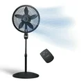 Photo 1 of  Oscillating Fan, Adjustable-Height Pedestal Fan with Wide Area Oscillation, 16”