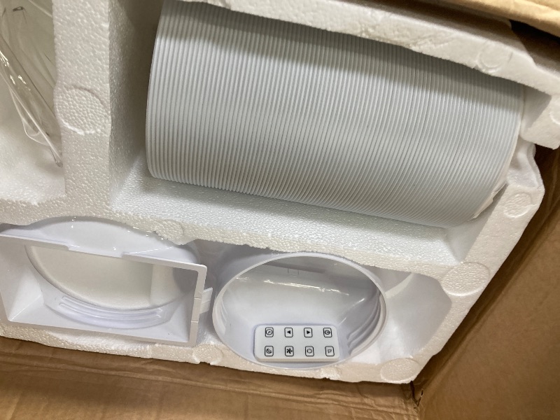 Photo 1 of 14,000 BTU Portable Air Conditioner Cools Up to 750 Sq.Ft, 3-IN-1 Quiet Portable AC Unit with Remote Control & Installation Kits for Large Room, Smart/Sleep Mode, Auto Swing, 24H Timer