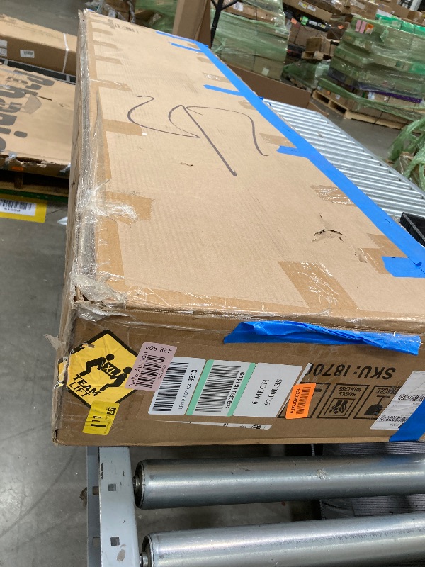 Photo 1 of ***PARTS ONLY -SELLING AS PARTS ONLY )*** BOX RIPPED/TORN***
Yeyawomy 72" Tall Kitchen Pantry Cabinet 2 Rattan Doors and Drawer, Farmhouse Storage Cabinet, with Adjustable Shelves for Kitchen, Dining Room, Bathroom, Natural