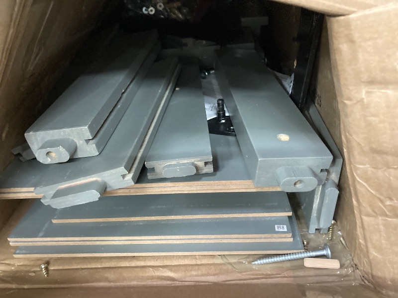 Photo 1 of ***PARTS ONLY***
Merax Modern Murphy Cabinet Bed, Solid Wood Wall Platform Bed/No Box Spring Needed/Easy Assemble/Full,Gray
