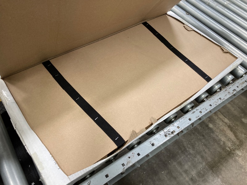 Photo 1 of  Foldable Box Spring, Bunkie Board, Bed Support Slats for Mattress Support to Streamline and Minimize the Bed, No Assembly Needed, Twin, 30 x 60, Brown