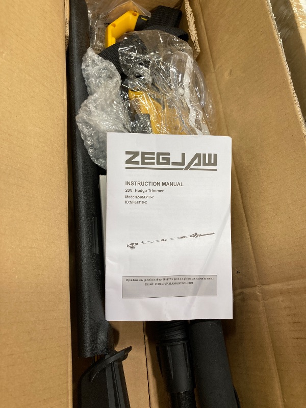Photo 1 of  7.2V Cordless Hedge Trimmer, 2 in 1 Electric Hedge Trimmers Lightweight Efficient Battery Powered Grass Shears, Garden Tool for Pruning Hedges Bushes and Shrubs