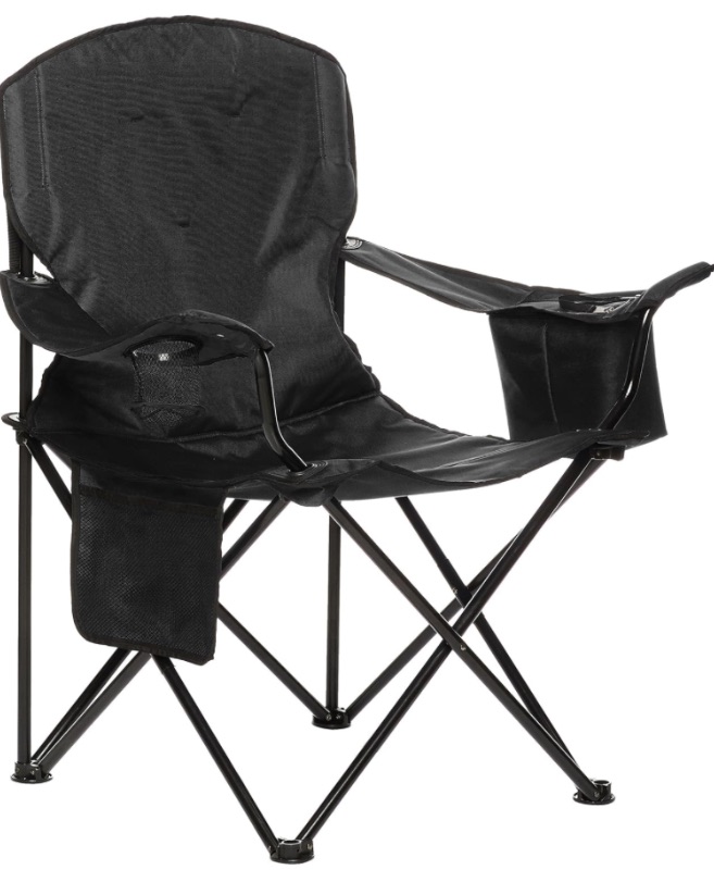 Photo 1 of  Basics Camping Chair, X-Large, Padded, Black
