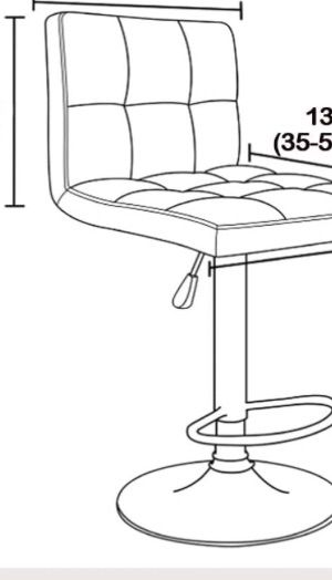 Photo 1 of 1pcs  andLeather Modern Bar Chairs for Home and Kitche,Light Grey,Low Back