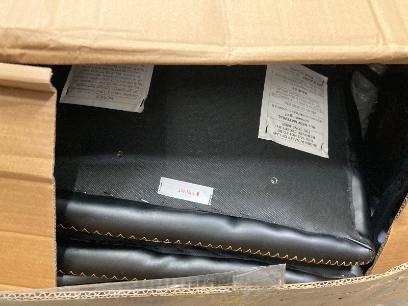Photo 1 of **MISSING HARDWARE**EDX Counter Height Bar Stools Set of 2 With Back and Footrest, Metal Frame, 26 inch, Black
