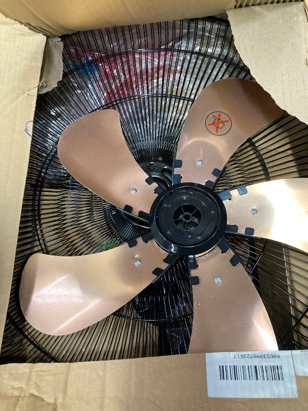 Photo 1 of 2 Pack 20" Wall Mount Fan with Remote, 3 Speeds Wall Oscillating Fan with 4800 CFM, Cooling Fan with 4 Timing, High Velocity Fans, Yellow

