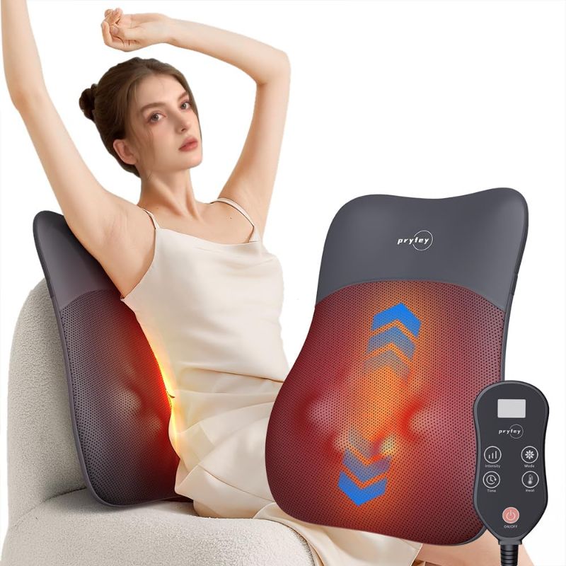 Photo 1 of 
Back Massager, Ultrathin Rolling Up and Down Back Massage with Heat 4D Kneading & Red Light Therapy for Pain Relief Deep Tissue,Shoulder Massager Gift...