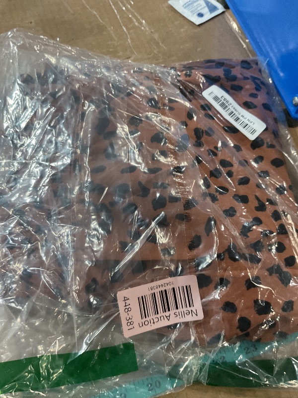Photo 1 of ***(MISSING BELT)***
SySea Womens High Waist Leopard Pants Wide Leg Long Belted Palazzo Trousers with Pockets
