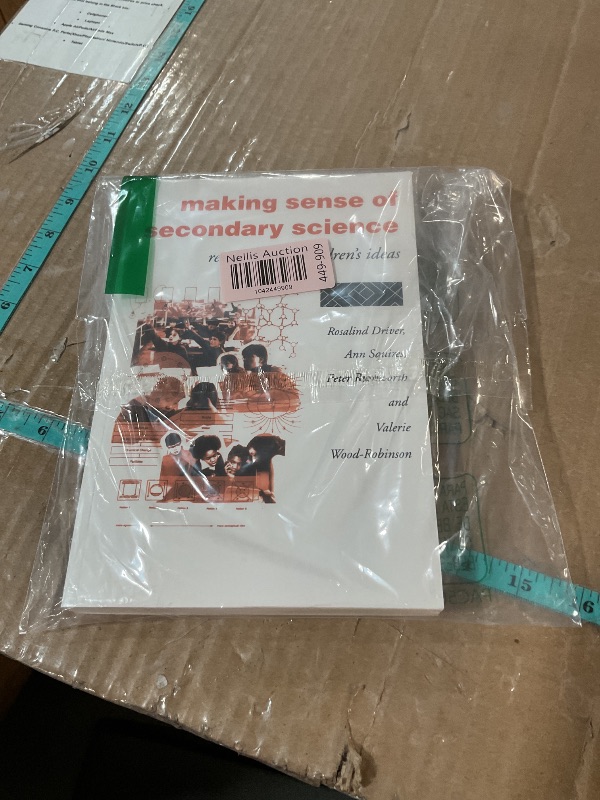 Photo 1 of Making Sense of Secondary Science: Research into children’s ideas