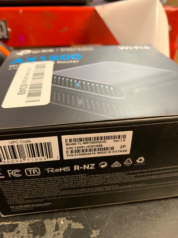 Photo 1 of TP-Link Ultra-Portable Wi-Fi 6 AX1500 Travel Router TL-WR1502X | Easy Public WiFi Sharing | Hotel/RV/Travel Approved | Phone WiFi Tether | USB C Powered | Multi-Mode | Tether App | Durable Design