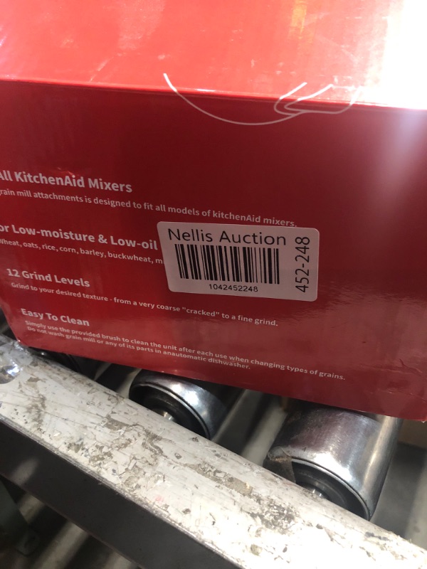 Photo 1 of All Metal Grain Mill Attachment For Kitchenaid Stand Mixer, 12 Levels Flour Mill Grinder for Home, Fit for Grinding Wheat, Corn, Oats, Buckwheat,Millet and Other Cereals