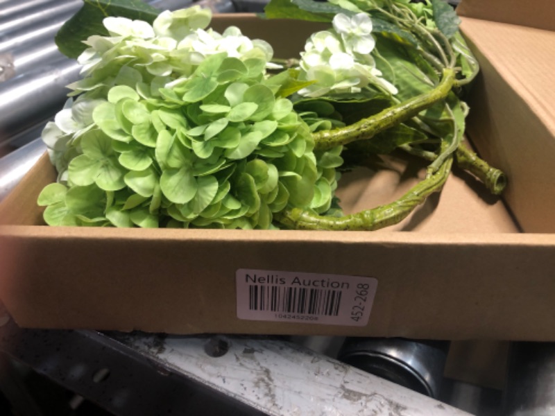 Photo 1 of 
Waipfaru 4Pcs Real Touch Hydrangea Artificial Flowers, Fake Hydrangea Flowers, 21" Latex Faux Hydrangea Flowers for Wedding Bouquet Home Decor Centerpieces (2 Light Green & 2 Dark Green)