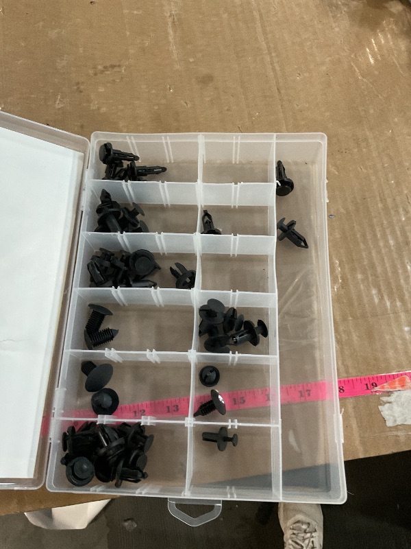 Photo 1 of **MISSING MOST PARTS**
GOOACC - GRC-33 240PCS Bumper Retainer Clips Car Plastic Rivets Fasteners Push Retainer Kit Most Popular Sizes Auto Push Pin Rivets Set -Door Trim Panel Fender Clips for GM Ford Toyota Honda Chrysler