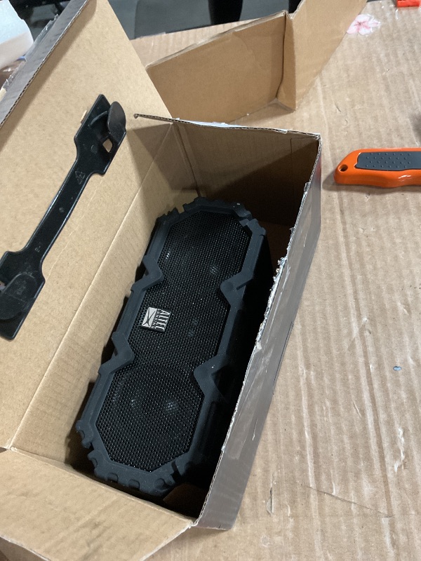 Photo 1 of **PARTS ONLY/ NON FUNCTIONAL** Altec Lansing LifeJacket 3 - Waterproof Bluetooth Speaker, Wireless & Portable Speaker for Travel & Outdoor Use, 30 Hour Playtime & 50 Foot Range, Black