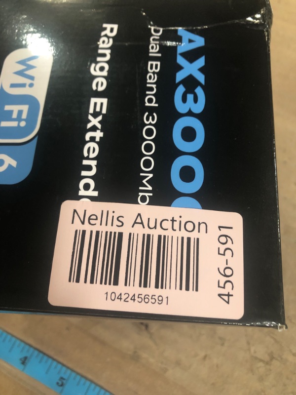 Photo 1 of 2025 AX3000 WiFi 6 Range Extender, WiFi Extender Signal Booster with Gigabit Ethernet Port, Dual Band (2.4G&5.8G) WiFi Repeater Cover to 13888sp.ft, Faster Speed and Wider Cover, Quick Setup (White)