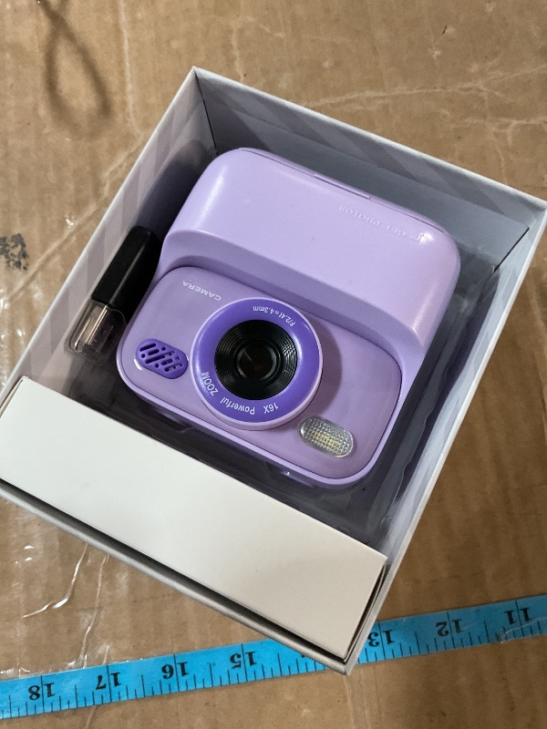 Photo 1 of Mgaolo Kids Camera Instant Print Photo,Children Digital Camera Toys Gift with HD Video for Girls Boys 3-12 Age,Chritmas Birthday Festival Present for 3 4 5 6 7 8 9 Year Old Child (Purple)