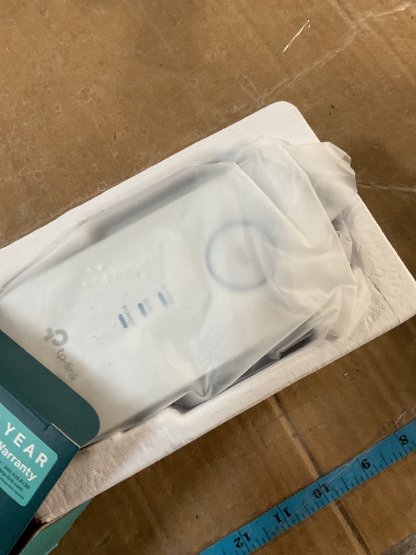 Photo 1 of (POWER TESTED) TP-Link AC1900 WiFi Extender (RE550), Covers Up to 2800 Sq.ft and 35 Devices, 1900Mbps Dual Band Wireless Repeater, Internet Booster, Gigabit Ethernet Port