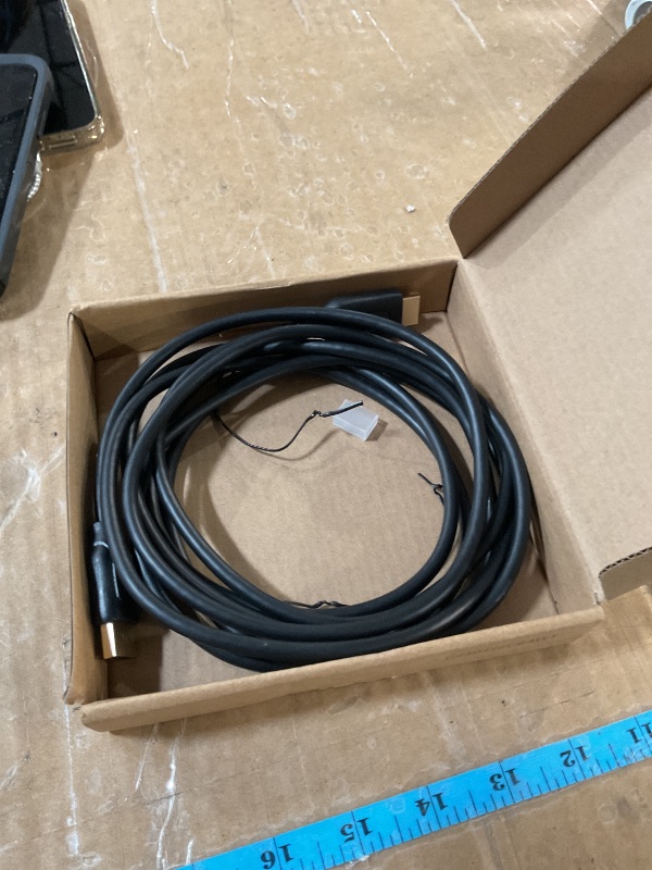 Photo 1 of Amazon Basics DisplayPort to HDMI Display Cable, Uni-Directional, 4k@30Hz, 1920x1200, 1080p, Gold-Plated Plugs, 10 Foot, Black