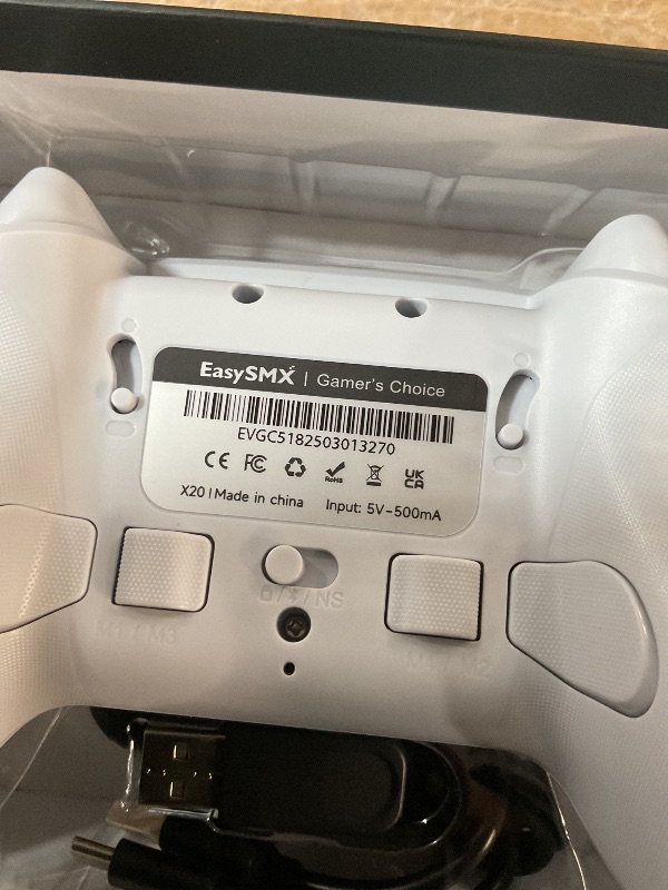 Photo 1 of EasySMX X20 Wireless Gaming Controller with RGB Backlit, 2-Stage Hall Effect Stick, 1000Hz Polling Rate, 6-Axis Gyro on Multi-Platform, Mech Buttons- Compatible with PC/Switch/Steam/Android