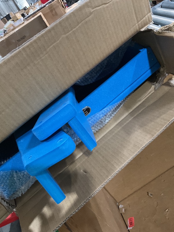Photo 1 of **MISSING PARTS**SUUNYN Folding Adirondack Chair, HDPE All-Weather Fire Pit Chairs, Plastic Adirondack Chairs with 2 Cup Holder, Outdoor Lawn Chair for Patio Garden (Royal Blue)