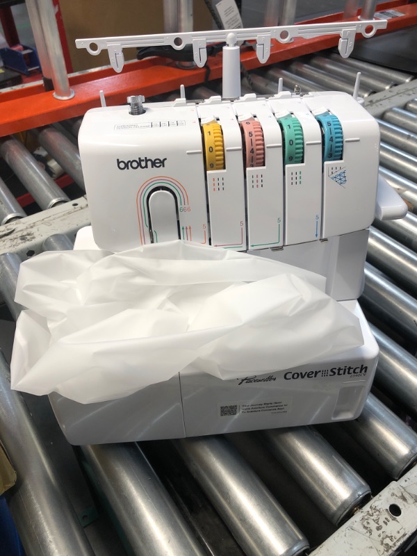 Photo 1 of Brother Coverstitch Serger, 2340CV, Sturdy Metal Frame, 1,100 Stitches Per Minute, Trim Trap, Included Snap-on Presser Feet