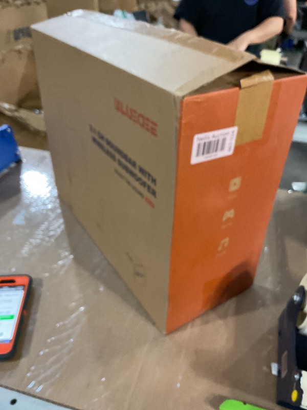 Photo 1 of ***(USED/ UANABLE TO TEST)***
Sound Bars for TV with 100 watts Subwoofer, 16-inch Mountable Sound Bar, 2.1ch Surround Sound System for TV, Bluetooth Soundbar for TV Work with Traditional or Smart TV, Computer