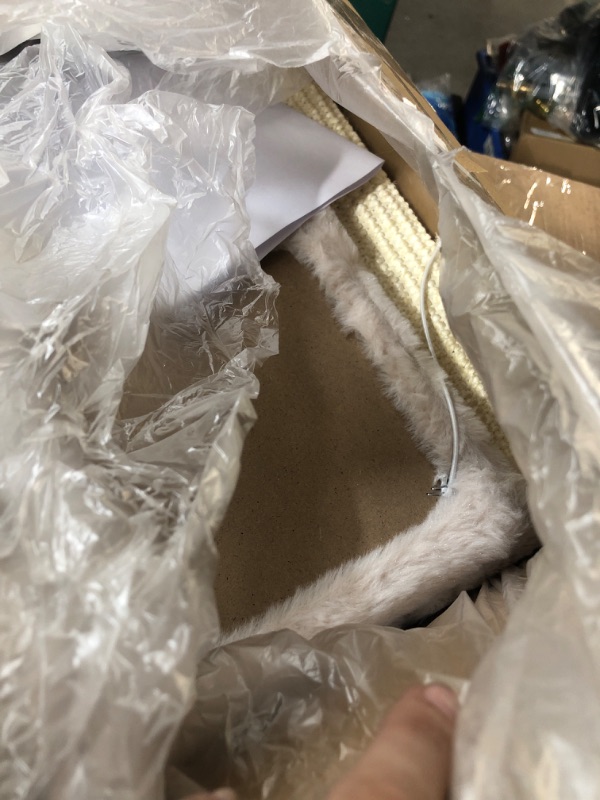 Photo 1 of (Incomplete)(sold for parts)OTOB Cat Scratching Post 33 Inch, Nature Sisal Scratching Posts for Indoor Cats Adults Kitten, 6-in-1 Interactive Turntable Cat Scratch Post Protect Your Furniture, Large Kitten Scratcher, Beige