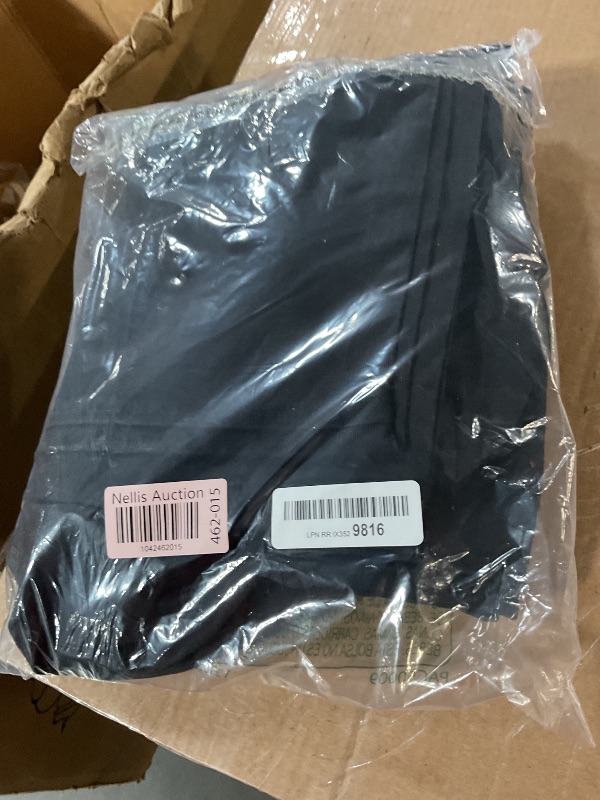 Photo 1 of (36-34) (used/fair) (bagged)  BOCOMAL FR Pants for Men Double Front Duck(Canvas) Flame Resistant Carpenter Black Pre-Washed Fire Retardant Dungaree 36-34