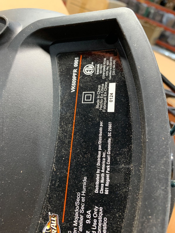 Photo 1 of **, PARTS/REPAIR ONLY, DOES NOT POWER ON, MISSING ALL ACCESSORIES***
Armor All 6-Gallon* 5.5 Peak HP† 3-in-1 Wet/Dry/Upholstery Shampoo Vacuum Cleaner – VK609PFR 0901