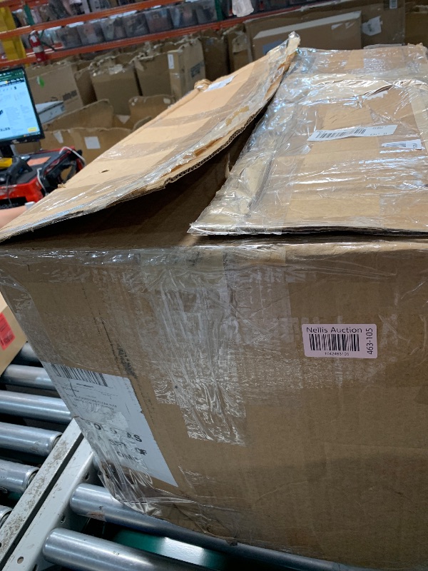 Photo 1 of **ONLY 2 IN BOX, MISSING 2**
Rubbermaid Cleverstore 95 Quart Clear Stackable Large Plastic Storage Containers with Lids for Office and Home Organization, Clear (4 Pack)