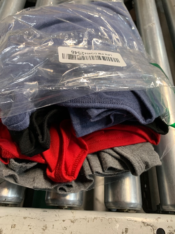 Photo 1 of **MISSING WHITE TOP**
Cooraby 5 Pack Boys' Long Sleeve Crewneck Kids Soft T-Shirts Top- SIZE 7-8