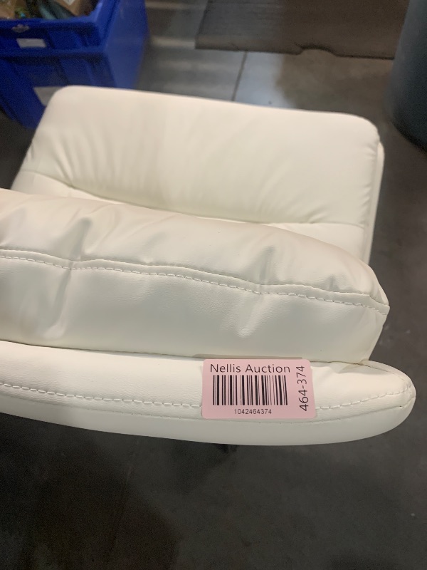 Photo 1 of (see images for damage) TVON Armless Office Desks Chair with Wheels and Thickened Cushion, Ergonomic Home Office Computer Chair