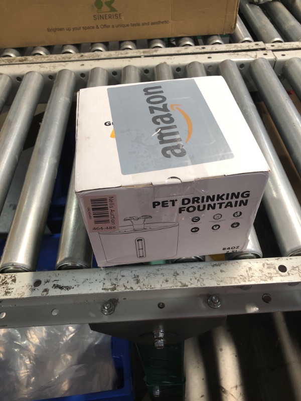 Photo 1 of (PARTIAL SET) BOORCA Cat Water Fountain, 84oz/2.5L Stainless Steel Pet Water Fountain, Automatic Dog Water Dispenser with Water Level Window, Ultra-Quiet Pump, Perfect for Cats, Dogs and Multiple Pets