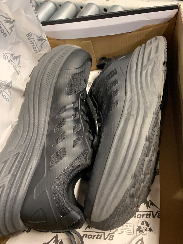 Photo 1 of (USED/FAIR) (8.5) NORTIV 8 Women's Walking Shoes Cushion Running Tennis Shoes ActiveFloat Non-Slip Comfortable Breathable Workout Gym Sports Athletic Fashion Sneakers,Size 8,All Black,SNWS245W