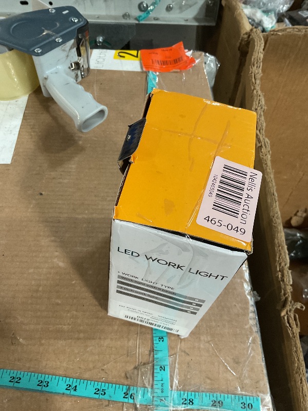 Photo 1 of ***(NO RETURNS OR REFUNDS/ FOR PARTS ONLY/ NON FUNCTIONAL)***
LIVOWALNY Cordless 20V Max LED Work Light for Dewalt 20v Battery, 60W 6000LM Flashlight, Flood Light With USB and Type C Charging Port for Outdoors and Job Site Lighting