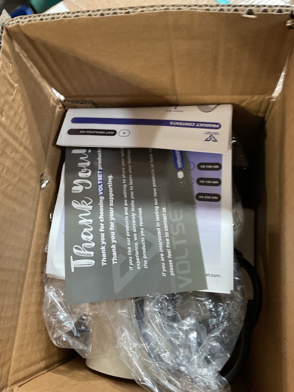 Photo 1 of Voltset 4 Inch Duct Fan, Inline Ventilation Exhaust Fan, 280 CFM Duct Intake Fan High Efficiency Air Fan for Duct Vent Bathroom, Kitchen, Grow Tent, Hydroponics, 3D Printer