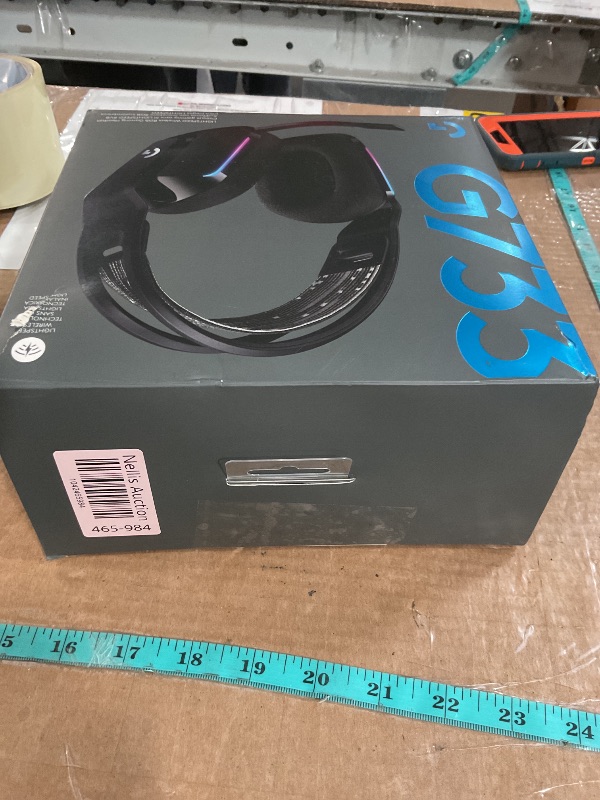 Photo 1 of *USED MISSING PIECES**Logitech G733 Lightspeed Wireless Gaming Headset with Suspension Headband, Lightsync RGB, Blue VO!CE mic technology and PRO-G audio drivers - Black