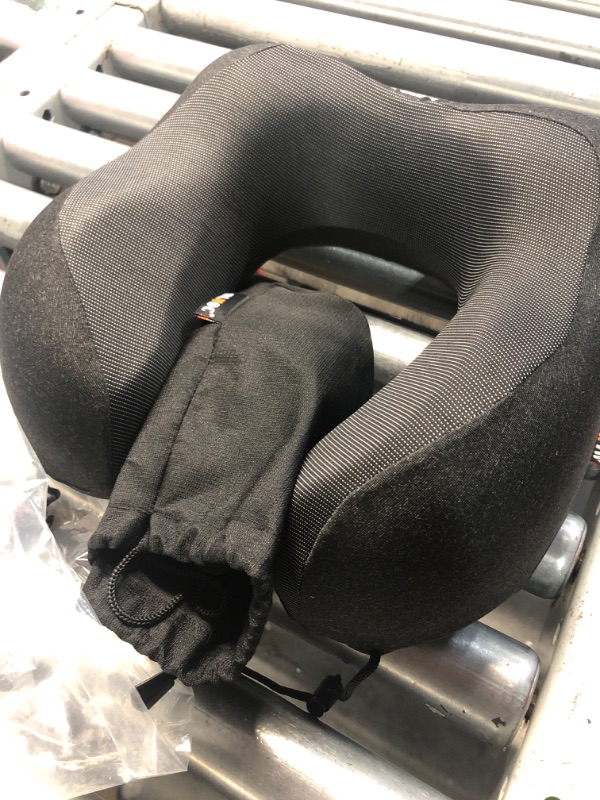 Photo 1 of (used)jiaao Neck Pillow Airplane, 2025 Upgraded Memory Foam Travel Pillow for International Flights, Adjustable Clasp