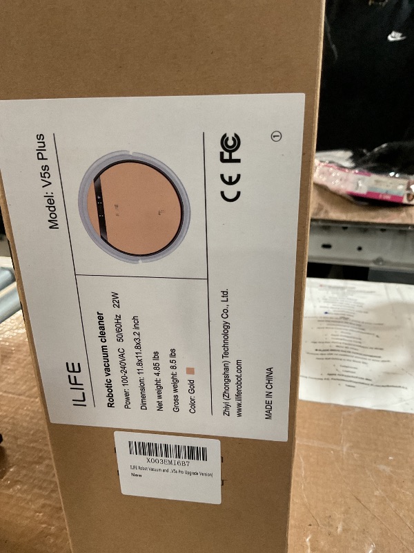 Photo 1 of (Used)(missing pieces)ILIFE V5s Plus Robot Vacuum and Mop Combo, Works with 2.4G WiFi, Alexa/App/Remote Control, Automatic Self-Charging Robotic Vacuum Cleaner
