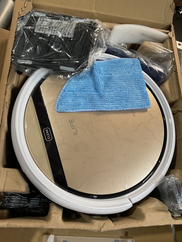 Photo 1 of (Used)(missing pieces)ILIFE V5s Plus Robot Vacuum and Mop Combo, Works with 2.4G WiFi, Alexa/App/Remote Control, Automatic Self-Charging Robotic Vacuum Cleaner