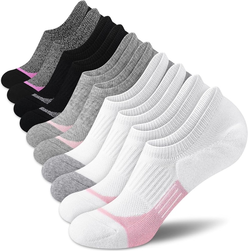 Photo 1 of *STOCK IMAGE FOR REFERENCE*
No Show Socks for Women Running Hiking Athletic Non Slip Low Socks 7 Pairs S 5/9