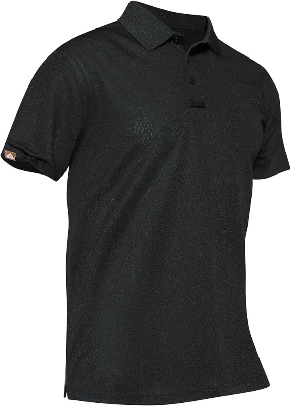 Photo 1 of *STOCK IMAGE FOR REFERENCE*
Men's Short Sleeve Polo Shirt Quick-Dry Performance Tactical Golf Shirts Regular-fit Jersey Tennis Shirt S