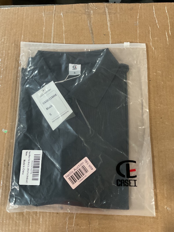 Photo 1 of *STOCK IMAGE FOR REFERENCE*
Men's Short Sleeve Polo Shirt Quick-Dry Performance Tactical Golf Shirts Regular-fit Jersey Tennis Shirt S