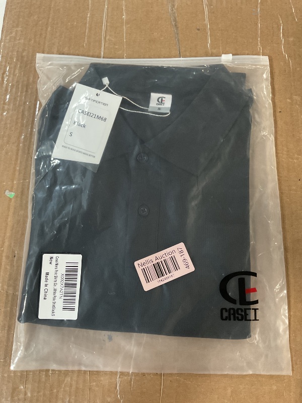 Photo 1 of *STOCK IMAGE FOR REFERENCE*
Men's Short Sleeve Polo Shirt Quick-Dry Performance Tactical Golf Shirts Regular-fit Jersey Tennis Shirt S 